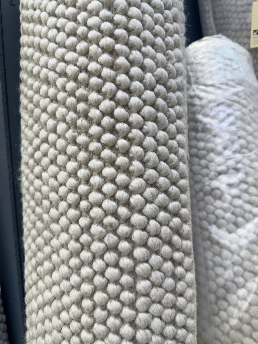 EX DISPLAY WOOL LOOP RUG 200CM X 290CM