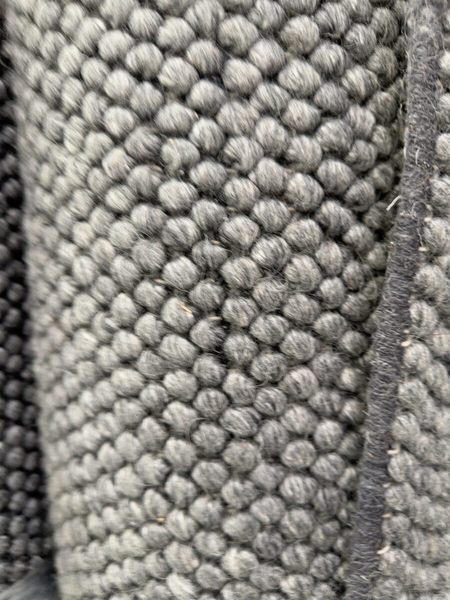 EX DISPLAY WOOL LOOP RUG 240CM X 330CM RRP$1999