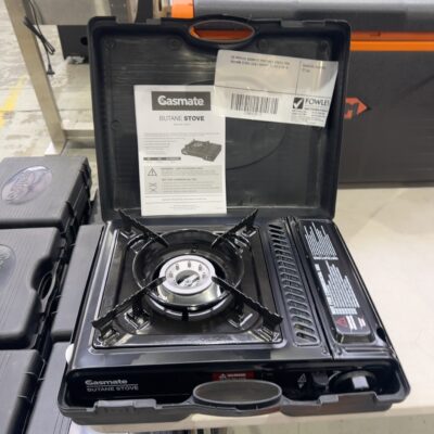 EX DISPLAY GASMATE PORTABLE SINGLE BBQ BUTANE STOVE CS401 RRP.95 SOLD AS IS