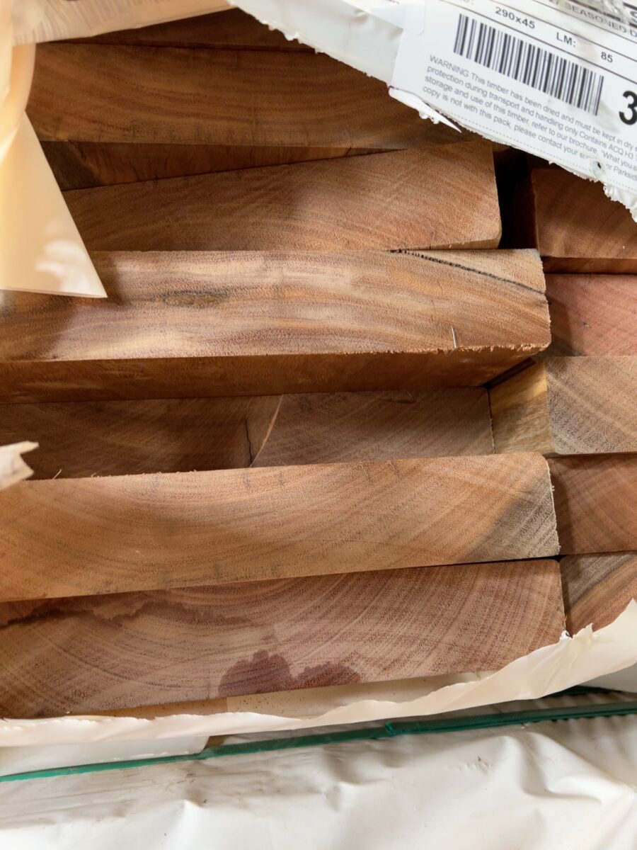 290X45 FEATURE GRADE SPOTTED GUM