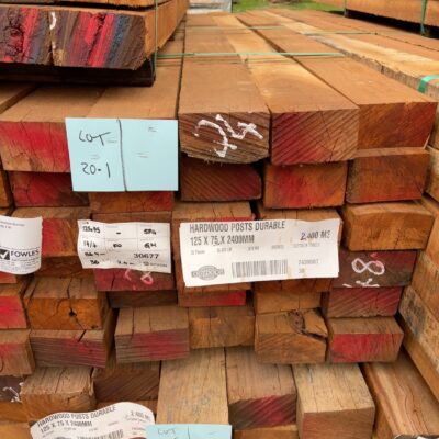 125X75 HARDWOOD POSTS-36/2.4