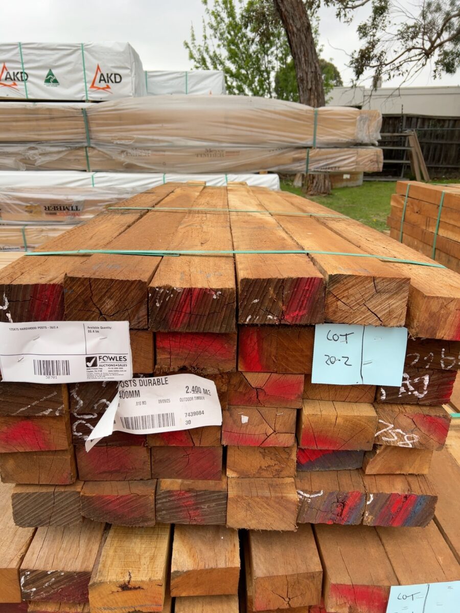 125X75 HARDWOOD POSTS-36/2.4