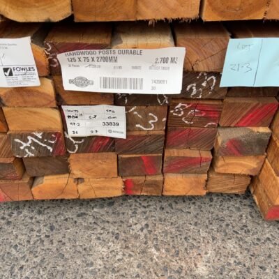 125X75 HARDWOOD POSTS-36/2.7