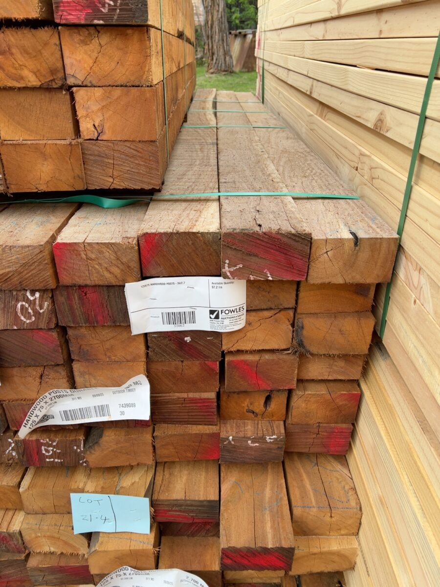 125X75 HARDWOOD POSTS-36/2.7