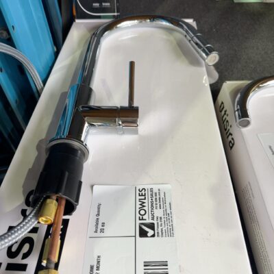 NEW TISIRA FUSION PULL OUT CHROME GOOSENECK MIXER, 39760 TMFP, 12 MONTH WARRANTY