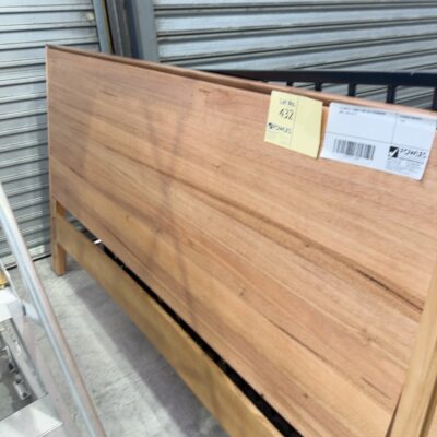 EX DISPLAY TIMBER KING SIZE HEADBOARD ONLY, SOLD AS IS