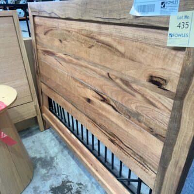 EX DISPLAY TIMBER QUEEN SIZE HEADBOARD ONLY, SOLD AS IS