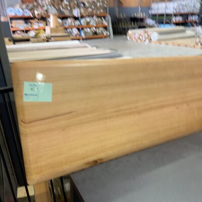 EX DISPLAY MALIBU KING STANDARD HEADBOARD ONLY, MESSMATE TIMBER SOLD AS IS