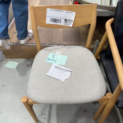 SAMPLE KOBE OAK DINING CHAIR SOLD AS IS