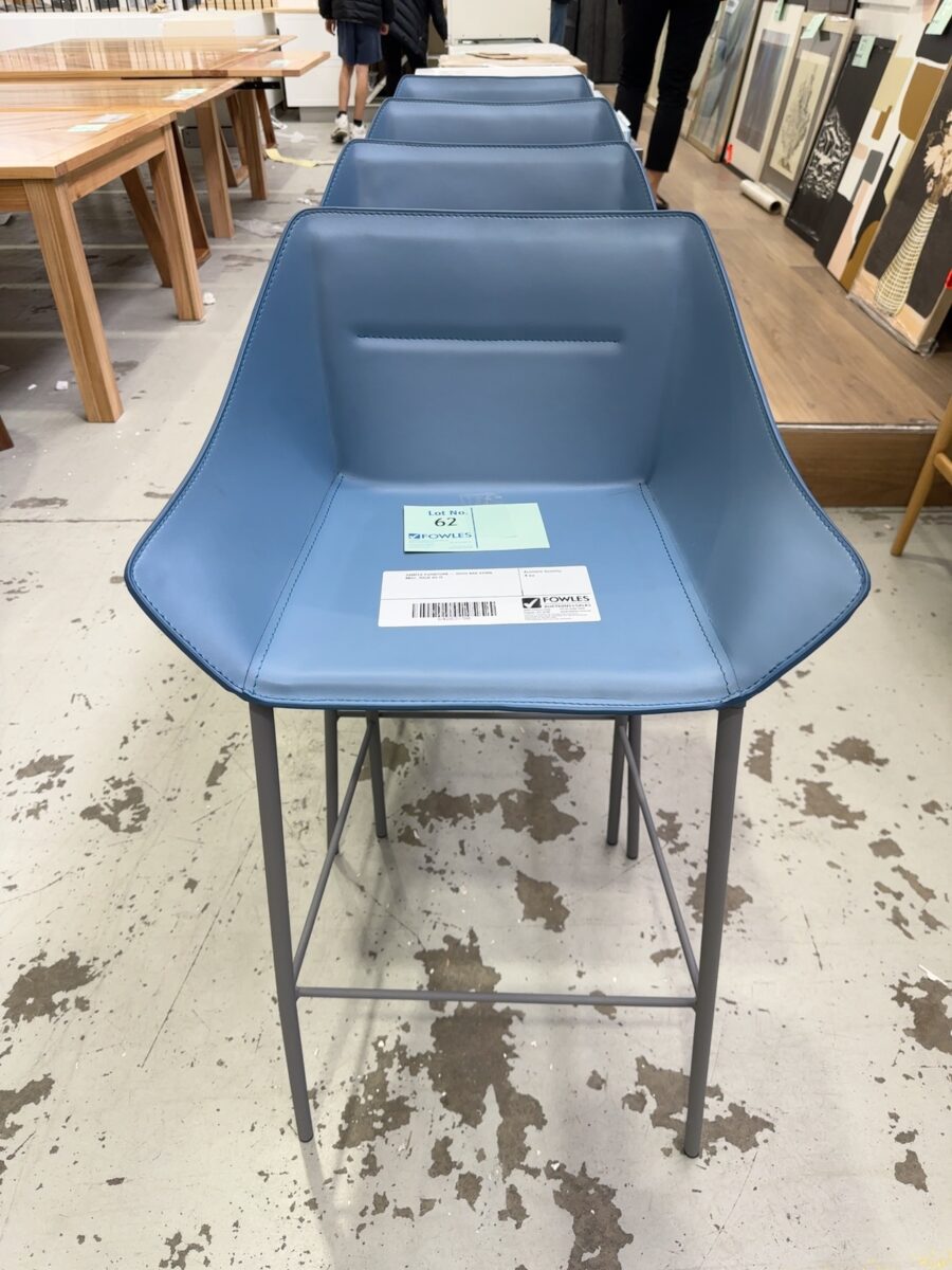SAMPLE FURNITURE - RUTH BAR STOOL MIST, SOLD AS IS