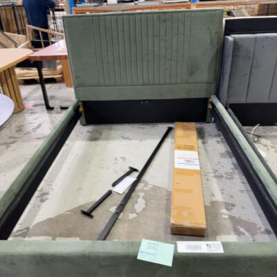 SAMPLE BEDFRAME - PARLEY QUEEN SIZE BEDFRAME SOLD AS IS
