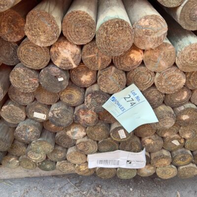 75MM PRECISION ROUND TREATED PINE POLES-100/1.8