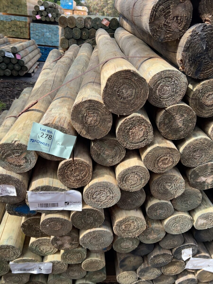 125-150MM TREATED PINE POLES-35/2.1