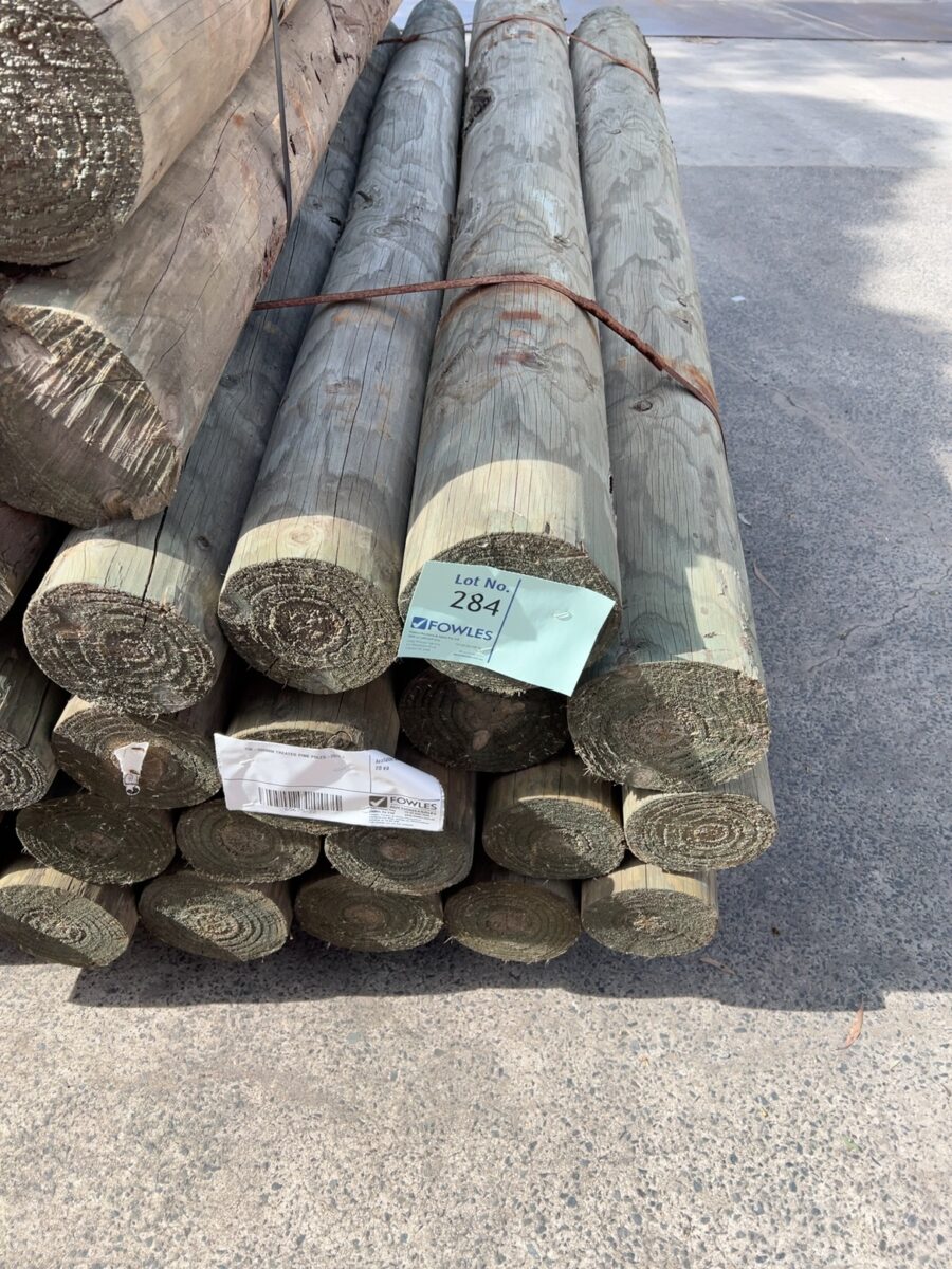 150-200MM TREATED PINE POLES-20/2.1