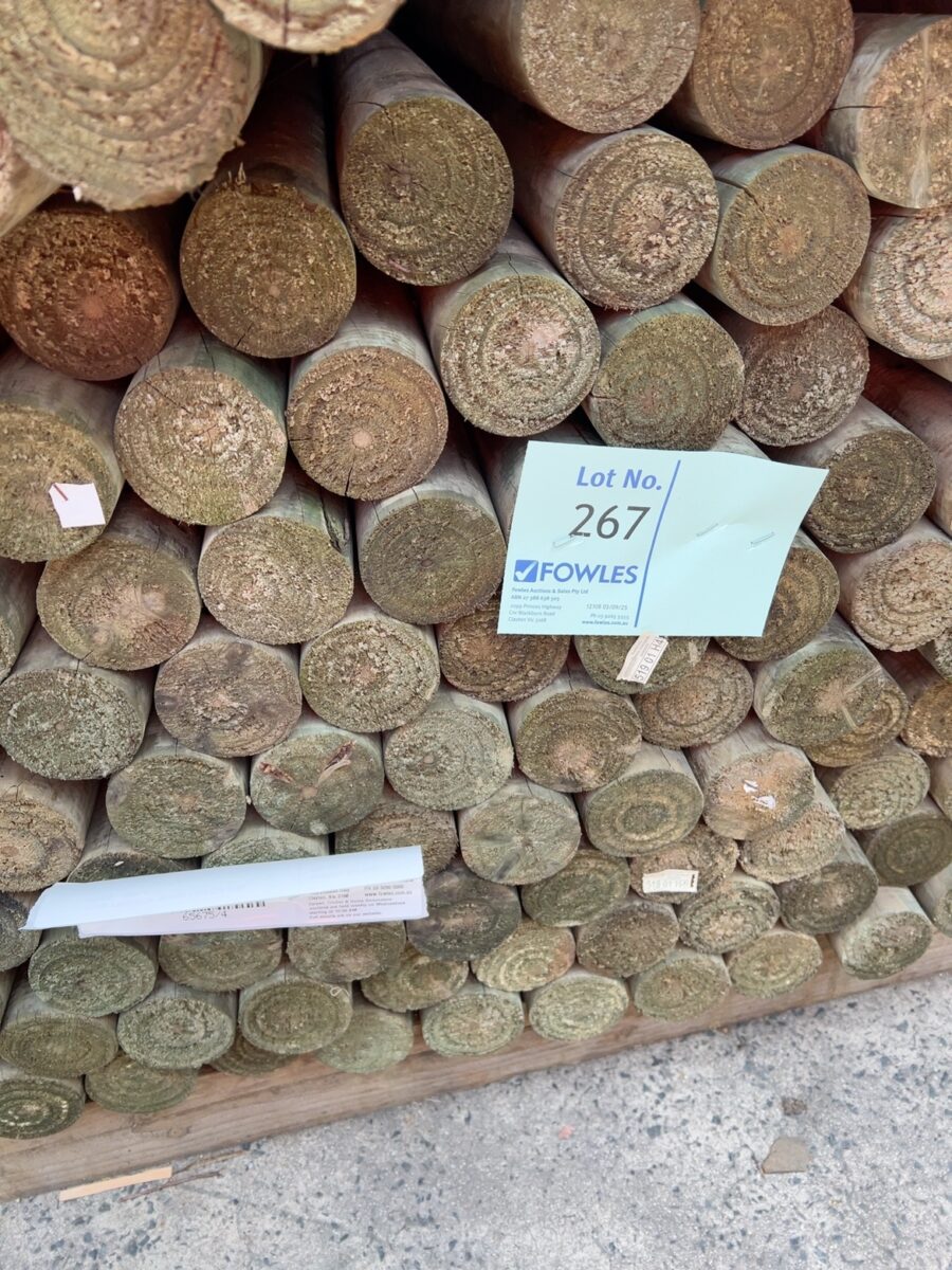 75MM PRECISION ROUND TREATED PINE POLES-100/1.8