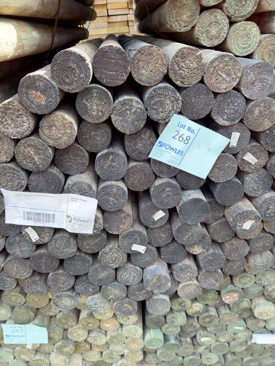 75MM PRECISION ROUND TREATED PINE POLES-100/1.8