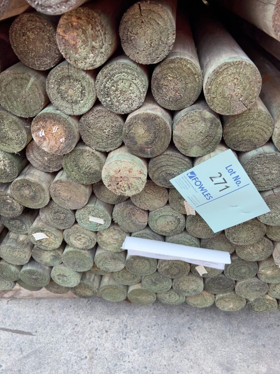 75MM PRECISION ROUND TREATED PINE POLES-100/1.8