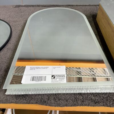 NEW AULIC CANTERBURY ARCH LED MIRROR, FRAMELESS, 500MM WIDE X 900MM HIGH, LMCAN-500