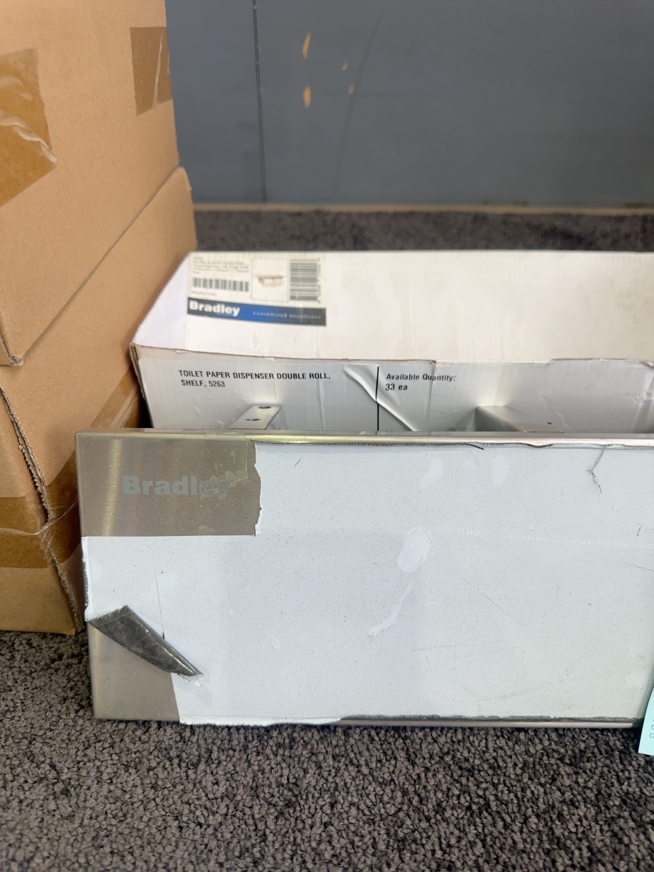 TOILET PAPER DISPENSER DOUBLE ROLL, SHELF, 5263 TOILET PAPER DISPENSER DOUBLE ROLL, SHELF, 5263