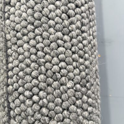 EX DISPLAY SLATE WOOL LOOP RUG 240CM X 330CM RRP99