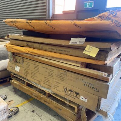 PALLET OF SAMPLE BEDHEADS SOLD AS IS