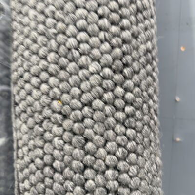 EX DISPLAY SLATE WOOL LOOP RUG 240CM X 330CM RRP99