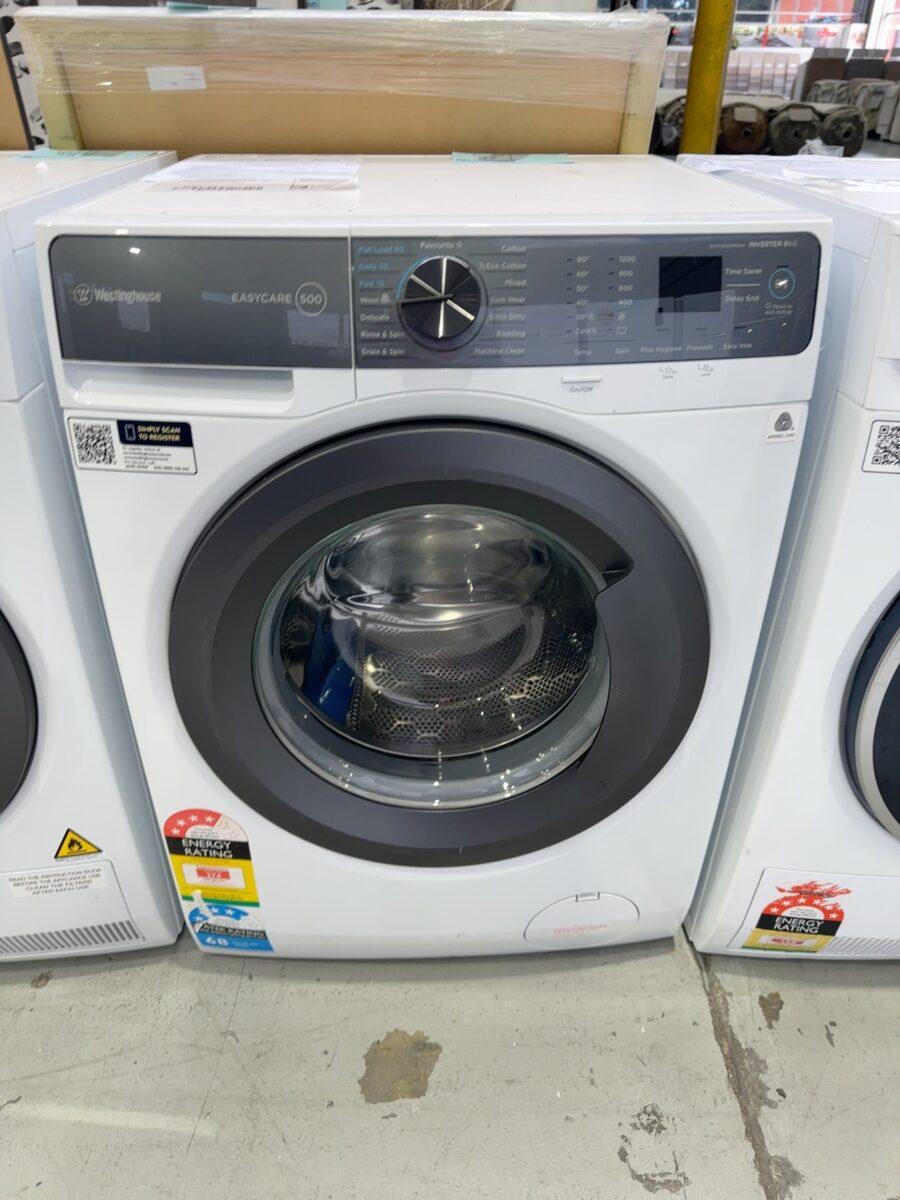 WESTINGHOUSE WDH804N7WA 8KG HEAT PUMP DRYER WITH 12 MONTH WARRANTY