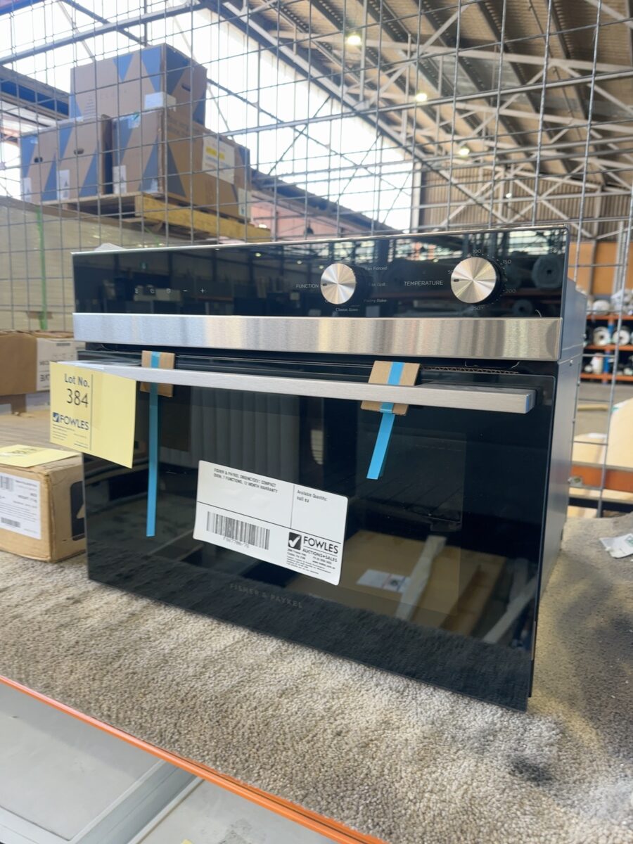 FISHER & PAYKEL OB60NC7CEX1 COMPACT OVEN, 7 FUNCTIONS, 12 MONTH WARRANTY