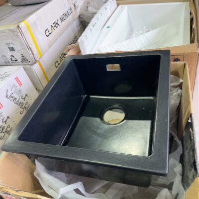 NEW BLACK 5000 SERIES SINGLE BOWL SINK 312-0002-10