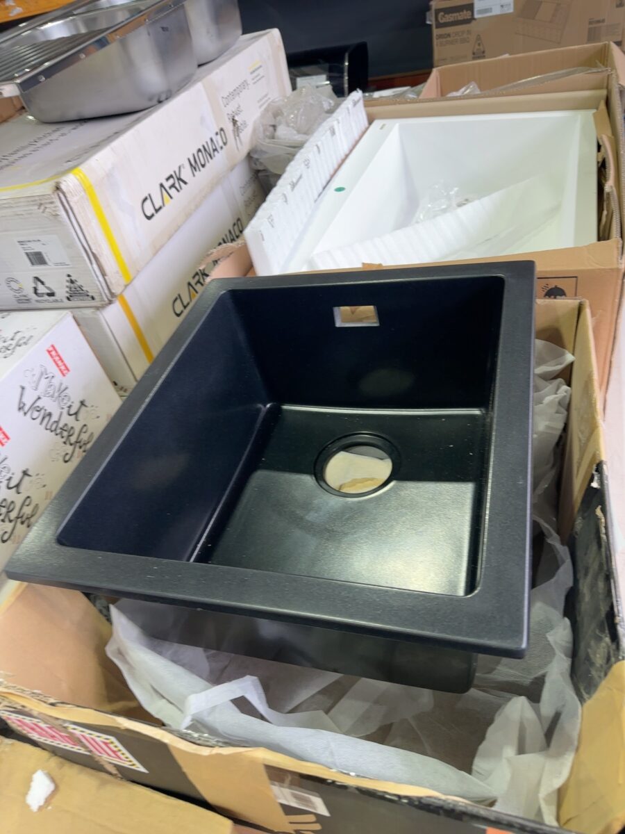 NEW BLACK 5000 SERIES SINGLE BOWL SINK 312-0002-10