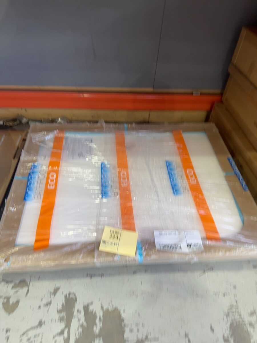 900MM X 1200MM SHOWER BASE WITH REAR WASTE EC9012R, 12 MONTH WARRANTY
