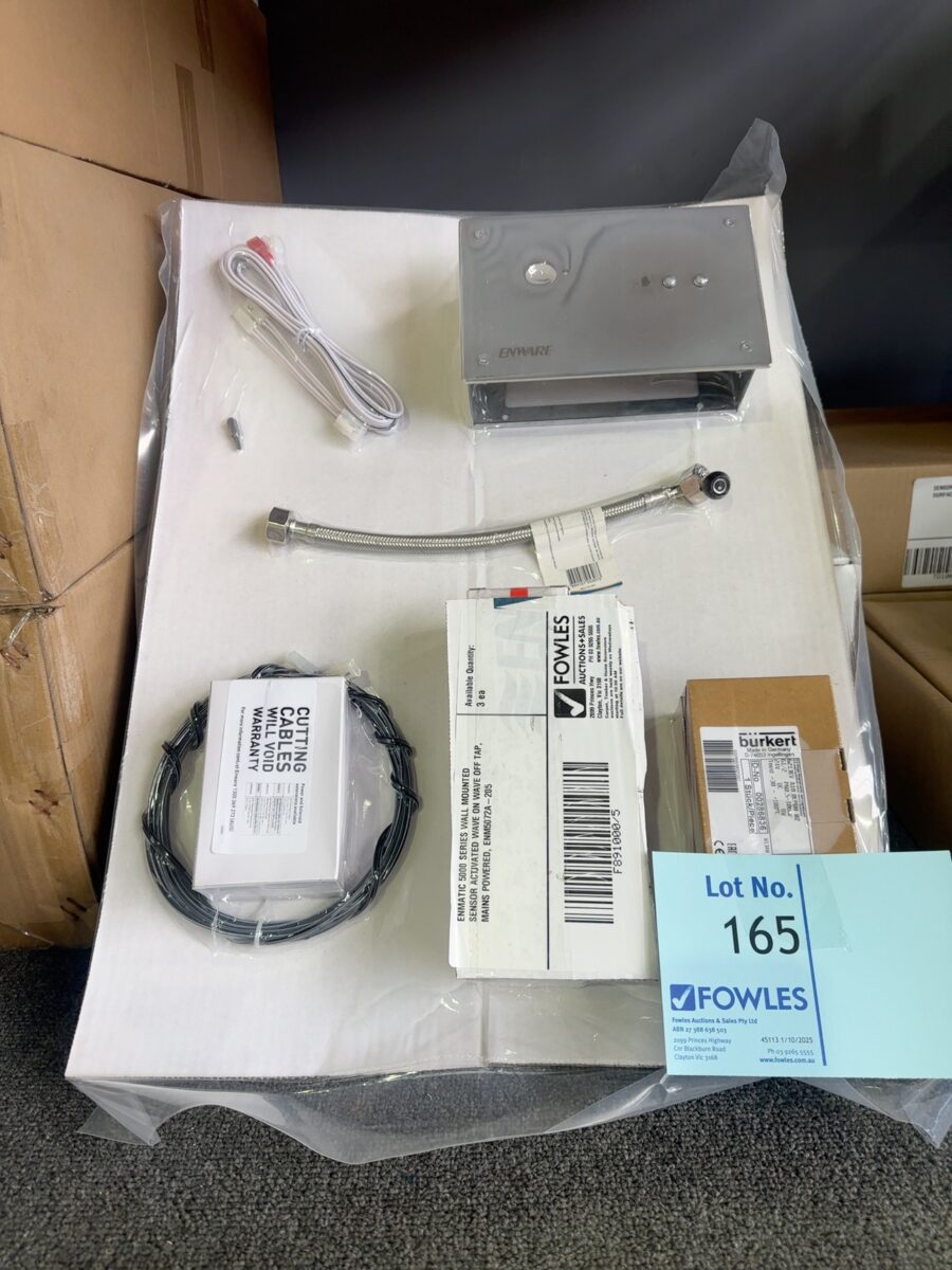 ENMATIC 5000 SERIES WALL MOUNTED SENSOR ACTIVATED WAVE ON WAVE OFF TAP, MAINS POWERED, ENM5072A-205