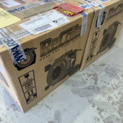 HOT & COLD WASH DOWN REEL HOSE WITH FS722 ADJUSTABLE GUNNER TRIGGER SPRAY FS728, NO WARRANTY