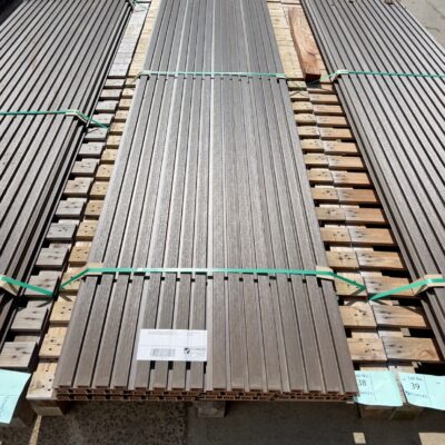 200X28 DARK SPOTTED GUM COLOUR CX CASTELLATED COMPOSITE CLADDING-12/5.4
