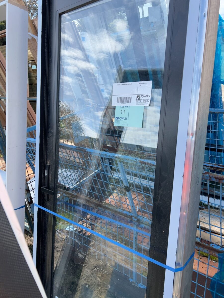 2120X960 ALUMINIUM DOOR IN FRAME