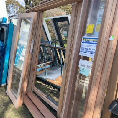 2180X2400 TIMBER COURTYARD DOOR UNIT