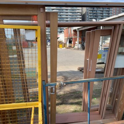 2400X2460 TIMBER SLIDING DOOR UNIT