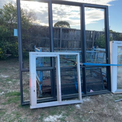 ASST'D UNGLAZED ALUMINIUM WINDOW FRAMES