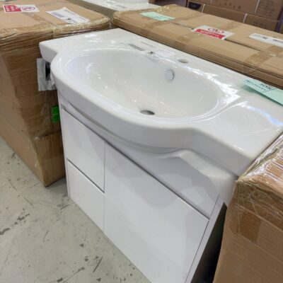 NEW 800MM VANITY WITH DRAWER LEFT HAND SIDE, CERAMIC TOP VPB800-147