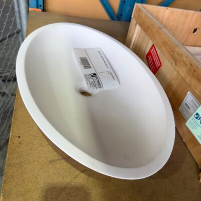 NEW WHITE STONE VANITY BOWL  
BRA01-625
