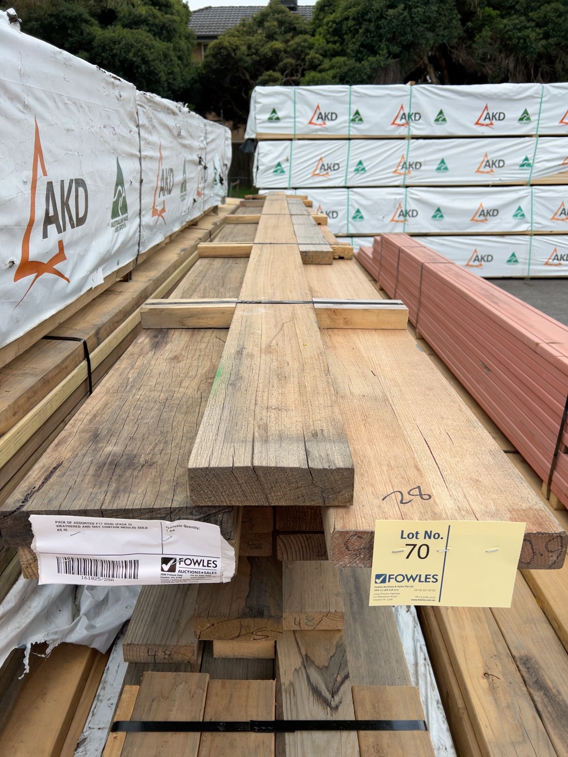 PACK OF ASSORTED F17 HWD (PACK IS WEATHERED AND MAY CONTAIN MOULD) SOLD AS IS