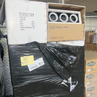 PALLET OF LIGHTING - GRILLE LAMP SOLD AS IS NO WARRANTY