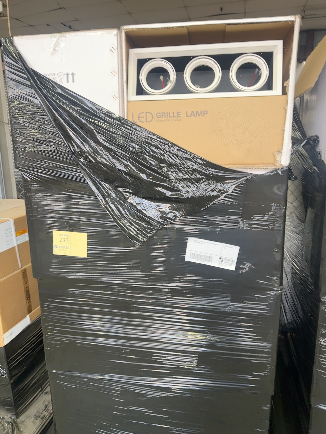 PALLET OF LIGHTING - GRILLE LAMP SOLD AS IS NO WARRANTY PALLET OF LIGHTING - GRILLE LAMP SOLD AS IS NO WARRANTY