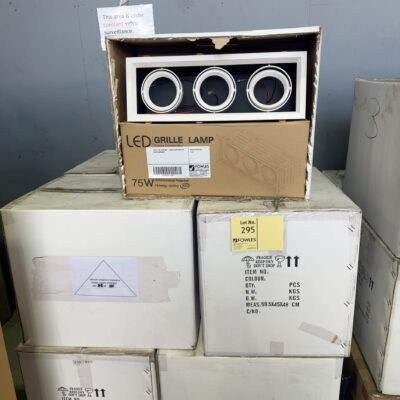 PALLET OF LIGHTING - GRILLE LAMP SOLD AS IS NO WARRANTY