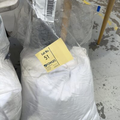 EX STAGING - BAG WITH 2 EURO PILLOWS, SOLD AS IS