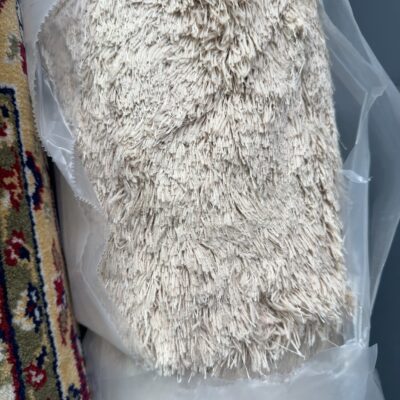 NEW NOAH SHAGGY RUG 200CM X 290CM RRP9 - LIGHT BEIGE