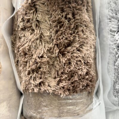NEW NOAH SHAGGY RUG 200CM X 290CM RRP9 - BROWN