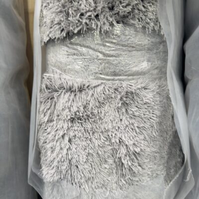 NEW NOAH SHAGGY RUG 200CM X 290CM RRP9 - SILVER