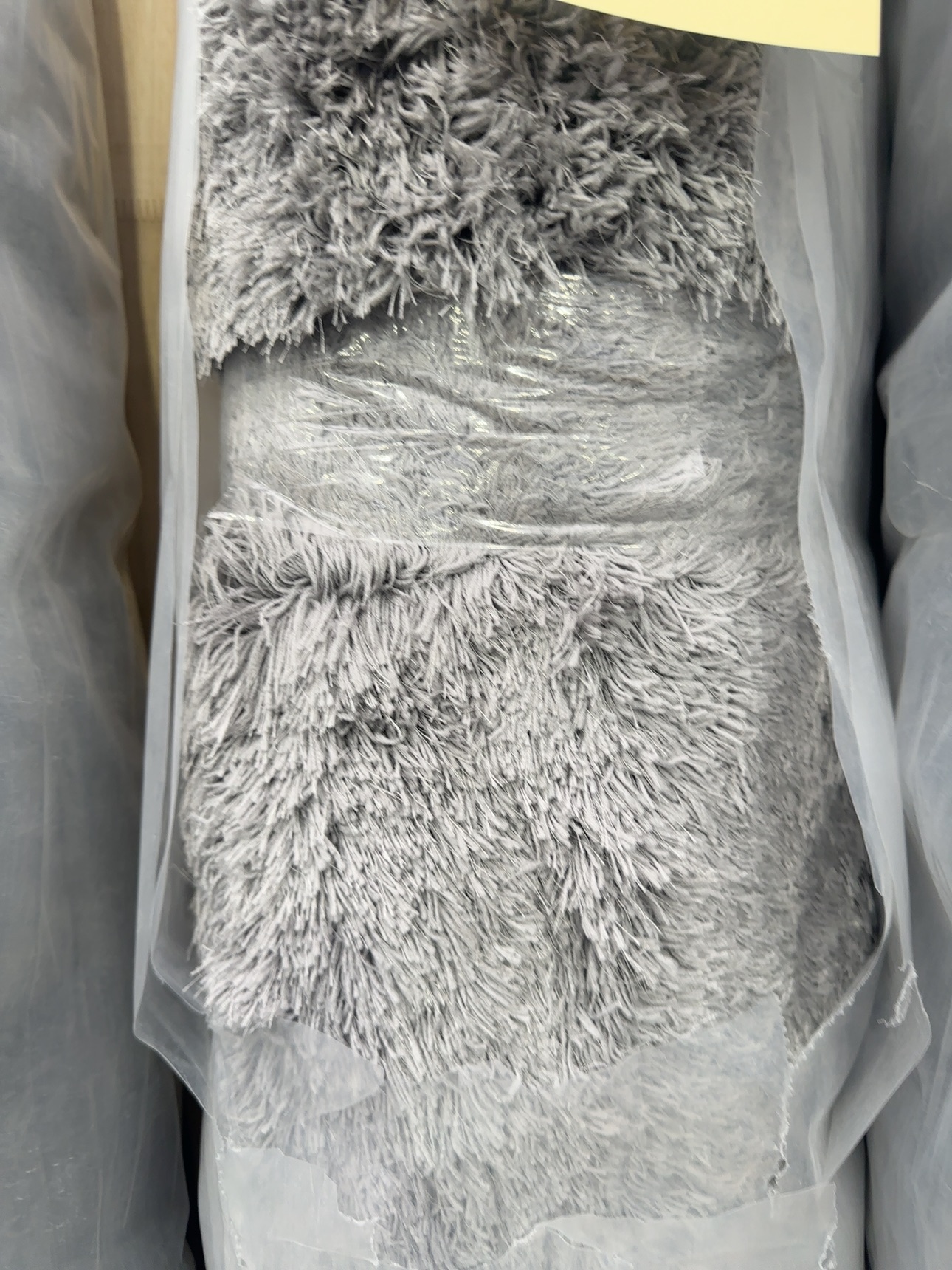 NEW NOAH SHAGGY RUG 200CM X 290CM RRP$999 - SILVER