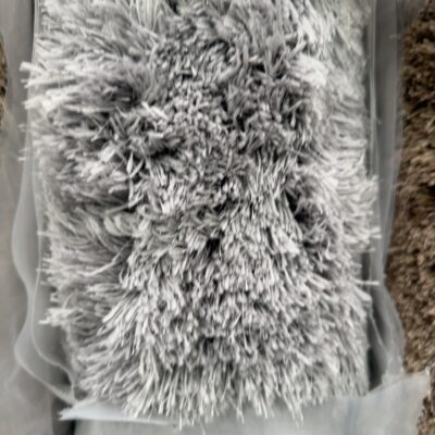 NEW NOAH SHAGGY RUG 200CM X 290CM RRP9 - SILVER